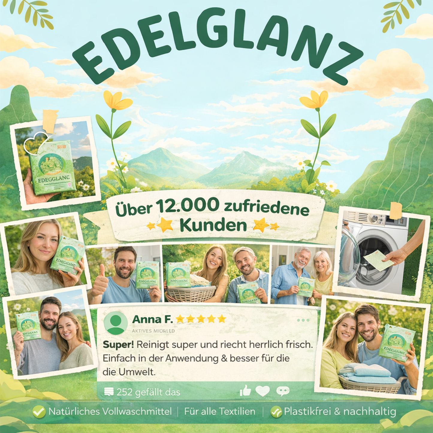 Waschmittelblätter - Lavendelblüten