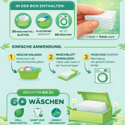 Waschmittelblätter - Lavendelblüten